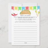 Invitation Jeu de taco de fiesta mexicaine (Devant)