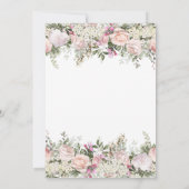 Invitation Jeu de voyage Fête des mariées (Dos)