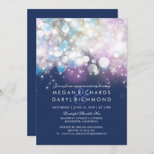 Invitation Jeu d'engagement de la marine (Devant / Derrière)