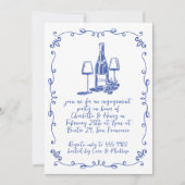 Invitation Jeu d'engagement pour le Doodle Whimsical moderne (Devant)