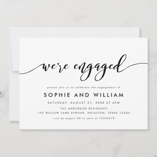 Invitation Jeu d'engagement pour le script de relaxation noir (Devant)