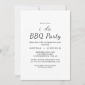Invitation Jeu d'engagement pour un script moderne chic "I Do (Devant)