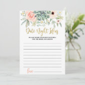 Invitation Jeu d'idées de la nuit des dattes (Debout devant)