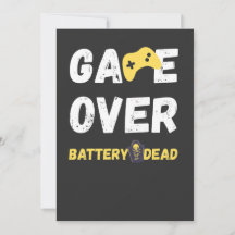 Jeu Drôle Fini Batterie Déchargée Art