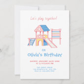 Invitation Jeu enfant anniversaire (Devant)