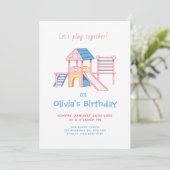 Invitation Jeu enfant anniversaire (Debout devant)