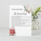 Invitation Jeu Fête des mariées (Debout devant)