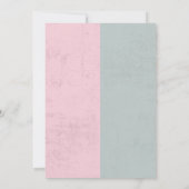 Invitation Jeu Joint garçon fille rose bleu Anniversaire (Dos)