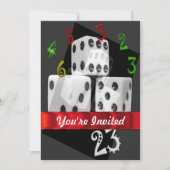 Invitation Jeu moderne (Devant)