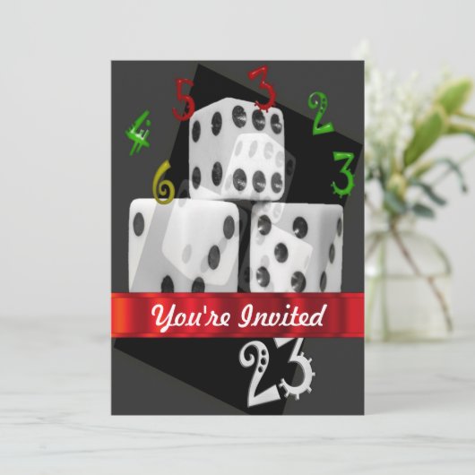 Invitation Jeu moderne (Debout devant)