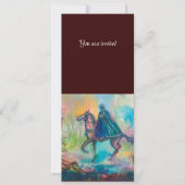 Invitation Jeu monogramme de la TEMPÉRATURE jaune (Devant)