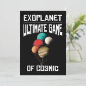 Invitation Jeu Ultime De L'Astronomie Cosmique Exoplanète Pla (Debout devant)
