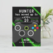 Invitation Jeu vidéo de Gamer Kid's Anniversaire (Debout devant)