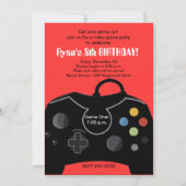 INVITATION JEU VIDÉO DE RYAN (Devant)