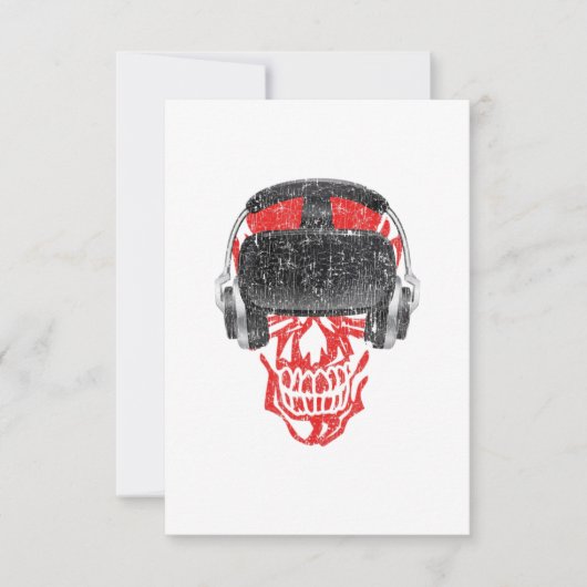 Invitation Jeu vidéo du casque Vr Gamer - Réalité virtuelle (Devant)