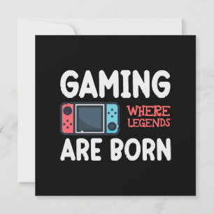 Invitation jeu vidéo où les légendes naissent