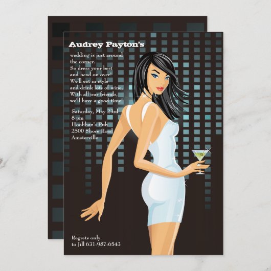 Invitation Jeune Beauté (Devant / Derrière)