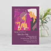 Invitation Jeune Couple après l'invitation de Prom (Debout devant)