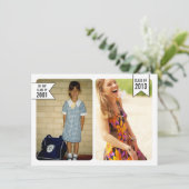 Invitation Jeune et ancienne classe de diplôme de photographi (Debout devant)