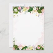 Invitation Jeune Fête Wild Et Trois Ans Safari Animaux (Dos)