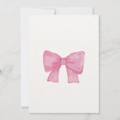 Invitation jeune fille rose parties scintillant anniversaire (Dos)