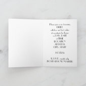 Invitation Jeune mariée Invitation-Géniale de Fête de la (Intérieur)