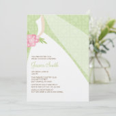 Invitation Jeune mariée moderne chic (Debout devant)