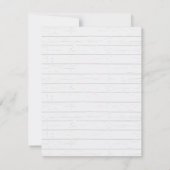 Invitation Jeune Wild Trois Ours Fleur sauvage Anniversaire (Dos)