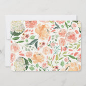 Invitation Jeunes filles baby shower invitant les cerfs (Dos)