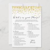 Invitation Jeux d'anniversaire x2 - jeu téléphonique | qui sa (Dos)