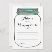 Invitation Jeux de baby shower des pots de maçon 2x comment (Dos)