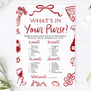 Invitation Jeux de Baby Shower Italien: Qu'y a-t-il dans votr