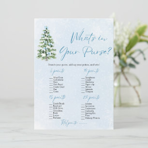 Invitation Jeux de Baby Shower pour Noël : Qu'y a-t-il dans v