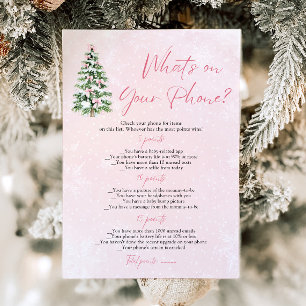 Invitation Jeux de Baby Shower pour Noël : Qu'y a-t-il sur vo