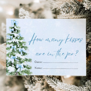 Invitation Jeux de Bébé: Combien de Bisous pour Noël avec des