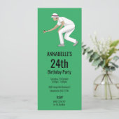 Invitation Jeux de boules sur gazon (Debout devant)