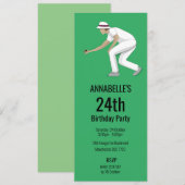 Invitation Jeux de boules sur gazon (Devant / Derrière)