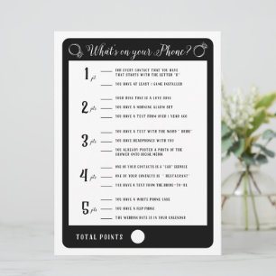 Invitation Jeux de Fête des mariées Ce qui est sur votre télé