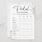 Invitation Jeux de Fête des mariées des catégories nuptiales (Devant)