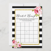Invitation Jeux de Fête des mariées x2 - Conseils | Bingo (Dos)