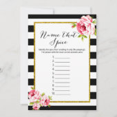 Invitation Jeux de Fête des mariées x2 - Nom épice | Conseils (Devant)