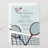 Invitation Jeux de jardin/ Badminton (Devant / Derrière)