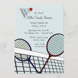 Invitation Jeux de jardin/ Badminton