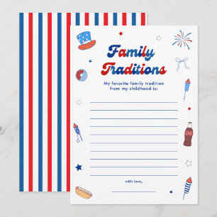 Invitation Jeux de traditions familiales pour une baby shower