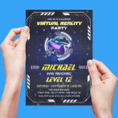 Invitation Jeux pour enfants VR Réalité virtuelle Fête d'anni