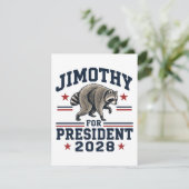 Invitation Jimothy président 2028 (Debout devant)