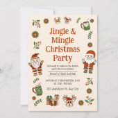 Invitation Jingel et la fête de Noël de Mingel (Devant)