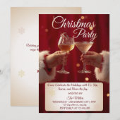 Invitation Jingle And Mingle Christmas Cocktail Party (Devant / Derrière)