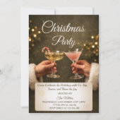 Invitation Jingle And Mingle Christmas Cocktail Party  (Devant)