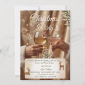 Invitation Jingle And Mingle Christmas Cocktail Party  (Devant)